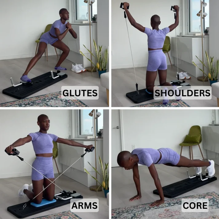 Pilates reformer set